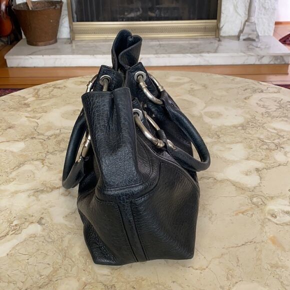 Kenneth Cole Leather Boogie Bag Satchel - Picture 4 of 12